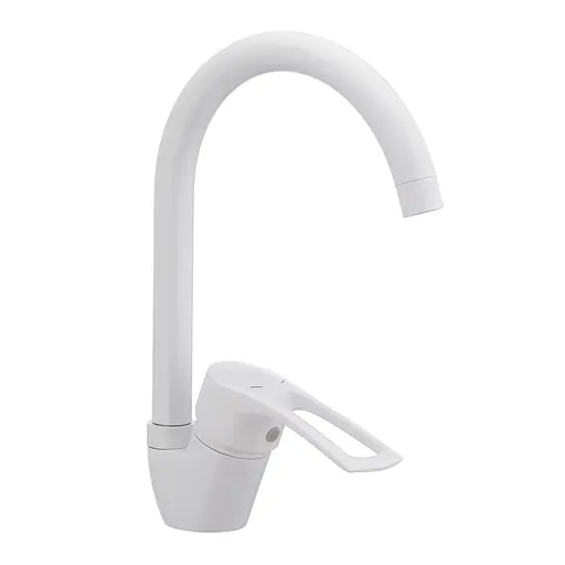 Змішувач для кухні CRON HANSBERG 777-G білий CR0792 - фото 1