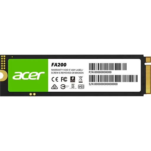 SSD накопитель Acer FA200 1TB (BL.9BWWA.124) [135366] - фото 2