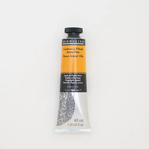Олійна фарба Sennelier, 40 мл, професійна, S2, Неаполітанський жовтий глибокий (Naples yellow deep)