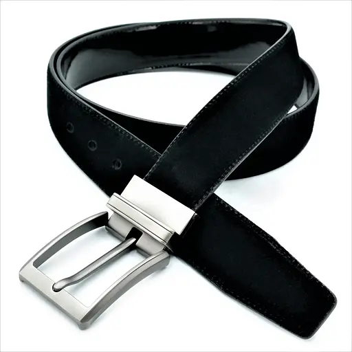 Ремінь шкіряний Weatro чоловічий двосторонній 110-125х4 см acs0013786 - фото 4