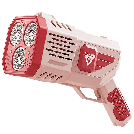 Пістолет з мильними бульбашками SHT 333-16 на 36 отворів + 2xbottle 150ml Pink - фото 2