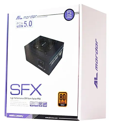 Блок живлення ALmordor 850W SFX 80+ Gold ATX3.1 Black (ALSFX850BK31) - фото 4