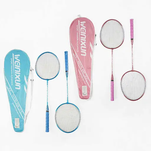 Набір для бадмінтону TK Sport, 2 ракетки з металевим каркасом, у чохлі C70201 (В асортименті) - фото 2