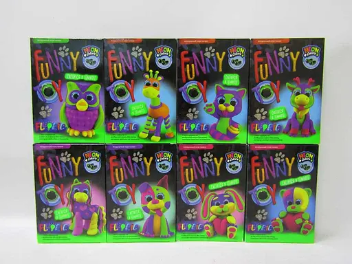 Набор творчества Air Clay Fluoric, 4 цвета, Danko Toys - фото 9