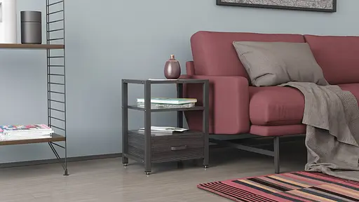 Тумба универсальная Вивьен 1/1 50x41x40 черный ДСП Сосна Кембра 16мм FRD-104144 - фото 7