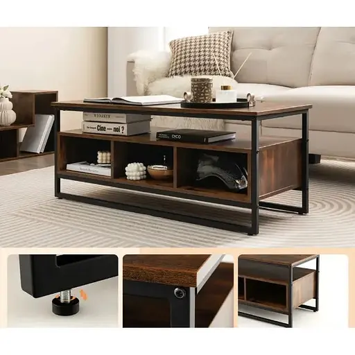 Тумба комод Costway Mary с ящиками в стиле Loft - фото 7