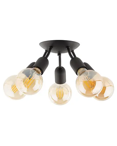 Люстра TK Lighting 4830 Rubio E27 5x15W IP20 Bl - фото 1