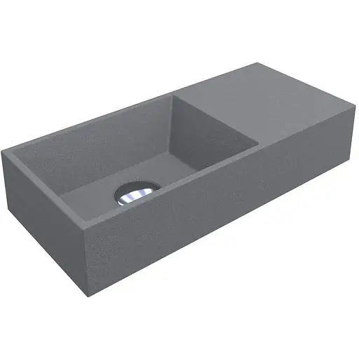 Умивальник Miraggio Copper 500 mirastone gray 0002476, Сірий - фото 1