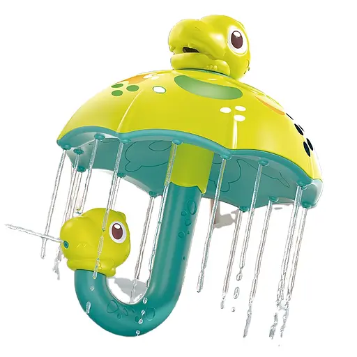 Игра для ванны "Зонтик" диаметр купола 15 см, поворот головы динозаврика на 360 градусов 1801 - фото 2