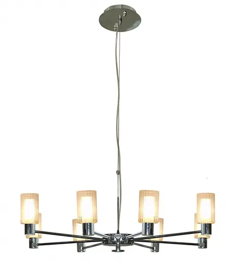 Люстра підвісна Brille галогенна G9 40W CH (BR-556S/8)