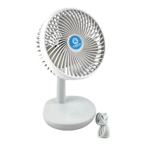 Портативный мини вентилятор настольный аккумуляторный USB вентилятор FANCO FC-5883 - фото 1