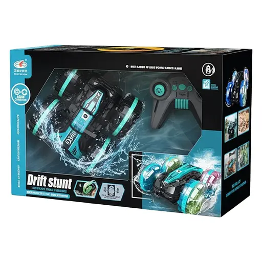 Трюкова машинка-амфібія на радіокеруванні 911-736 A-03, Акумулятор 3.7V, Пульт 2.4GHZ, Водонепроникна, Червона - фото 2