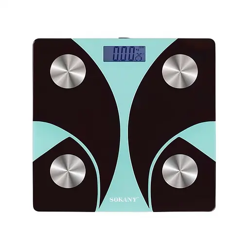 Весы смарт напольные Sokany SK-19029GR электронные до 180 кг разумные весы с Bluetooth Мятный