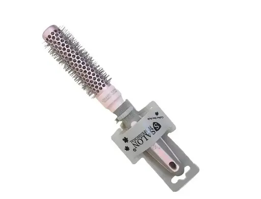 Гребінець брашинг Salon Professional NCI діаметром 20 мм рожевий з керамічним покриттям та іонізацією - фото 1