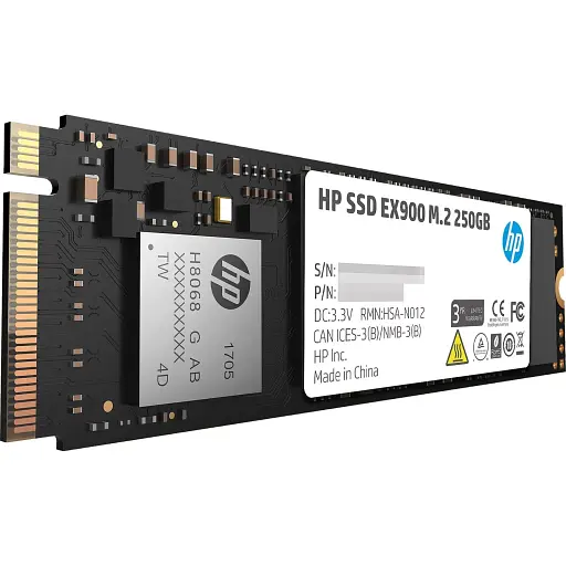 SSD накопитель HP EX900 250GB (2YY43AA) [142877] - фото 2