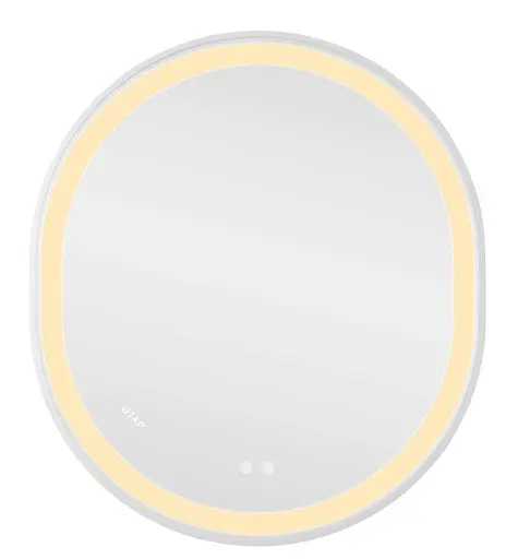 Зеркало Qtap Gemini круглое с LED-подсветкой Touch QT2578R8071W - фото 4