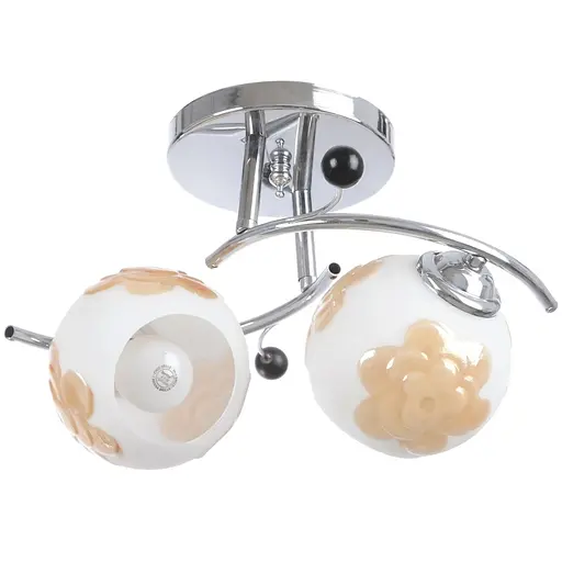 Люстра стельова Brille в спальню E27 60W CH (LK-478C/2)