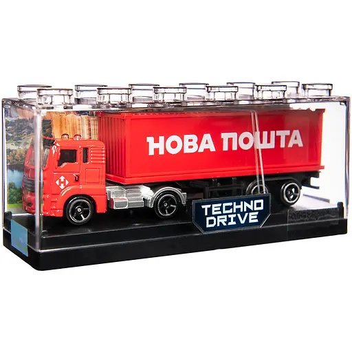 Автомодель TechnoDrive Фура Новая Почта (250416CG) - фото 10