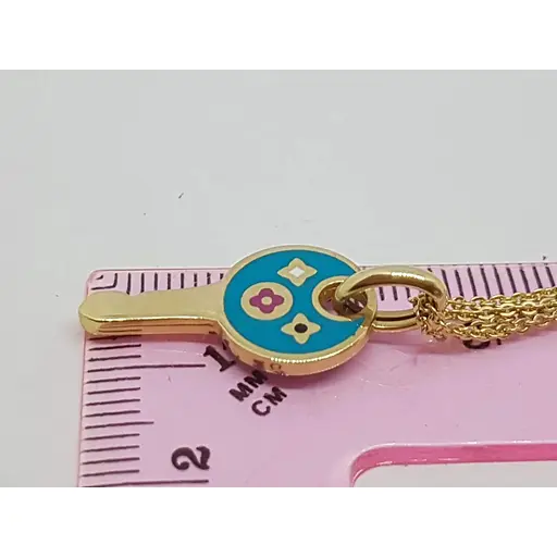 Золотое колье Столичная Ювелирная Фабрика с эмалью. 350901ЖЕС 45 - фото 2