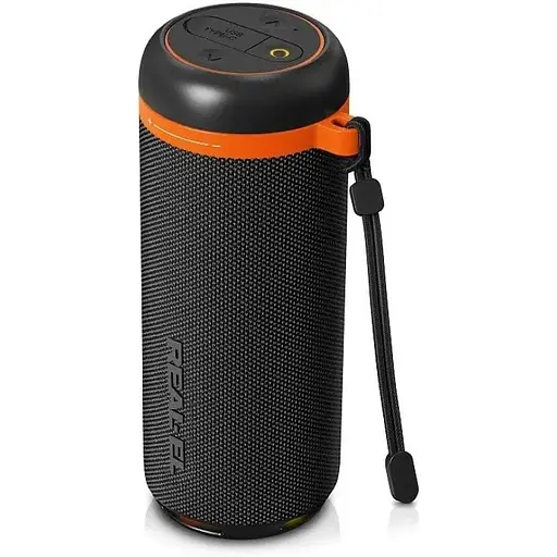 Колонка портативна 2.0 Real-EL X-7011 чорний, 2 x 5 Вт, пластиковий корпус, bluetooth, USB-А/USB-C, RGB підсвічування - фото 1