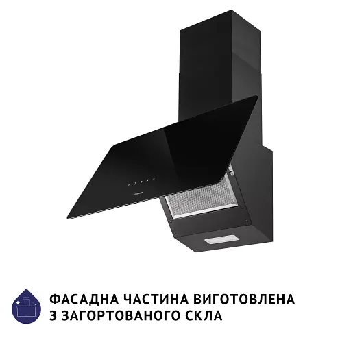 Вытяжка декоративная наклонная Минола HVS 6224 BL 700 LED - фото 4