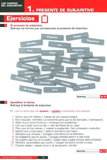 Uso del indicativo y del subjuntivo B1. Libro del alumno - фото 8