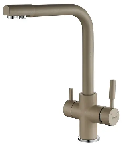 Смеситель для кухни под осмос Globus Lux GLLR-0888-4-Colorado Бежевый - фото 4