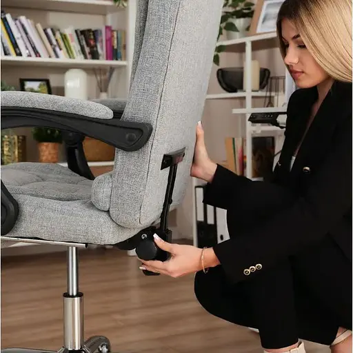 Офисное кресло Di Volio Baldo серый - фото 7