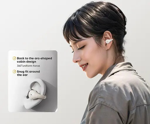 Бездротові кісткові навушники-кліпси Langsdom ClipBuds R2 з спрямованим звуком і Bluetooth 5.4 - фото 8
