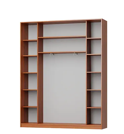 Шкаф-купе трехдверный MebelStar Комбо AL 3 Зеркала 200x45x240 см Антрацит (MBS-1707) - фото 2