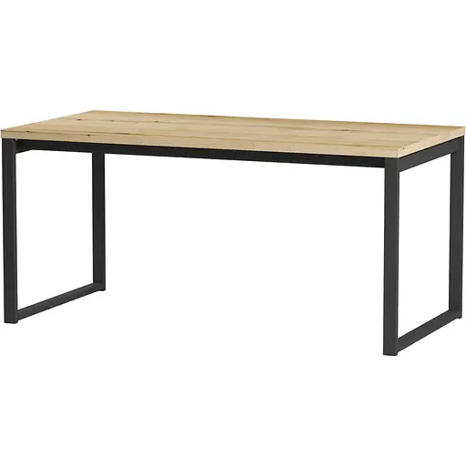 Стіл для переговорів лофт ОП-182 Orange-Line 1600х800х750 Чорний/Дуб евок прибережний