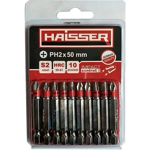 Бита Haisser PH2x50 мм 10 шт. (81308)