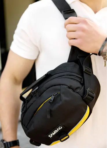 Сумка через плечо бананка Sambag Flex Pro 30×17×15 см (85451128m) - фото 3