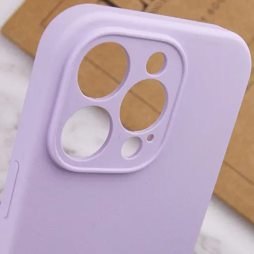 Чохол Epik Silicone Case Full Camera Protective AA NO LOGO для Apple iPhone 13 Pro Max 6.7 Бузковий/Lilac - фото 6