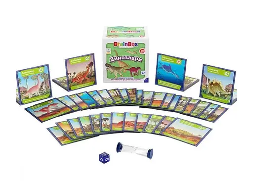 Настільна гра YaGo BrainBox Динозаври (укр.) (BZZBRDI02UA) - фото 5