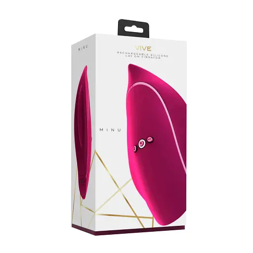 Вибратор Vive Minu Lay On 8.5 см (розовый) - фото 18
