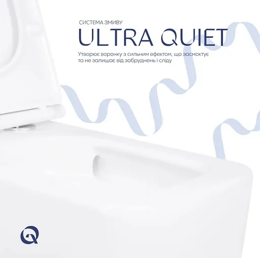 Унитаз подвесной Qtap Gemini Ultra Quiet, с сиденьем Slim Duroplast/Soft-close/Quick Release QT2533076EUQW - фото 4