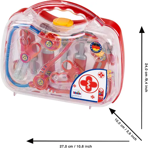 Игрушечный набор врача Klein PRO средний прозрачный (4395) - фото 7