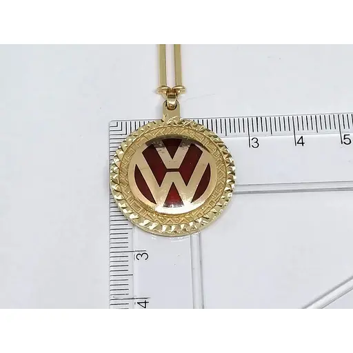 Золотой брелок Volkswagen. 5221550 - фото 4