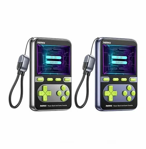 Павербанк та ігрова консоль Remax FCP-13 / 10000 мАг / 20Вт / USB-C, Lightning / PD+QC / Синій - фото 4