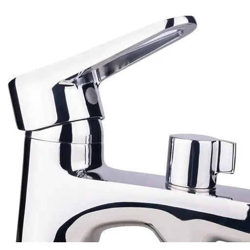 Змішувач для раковини з лійкою Lidz (CRM) 14 34 001FB - фото 2