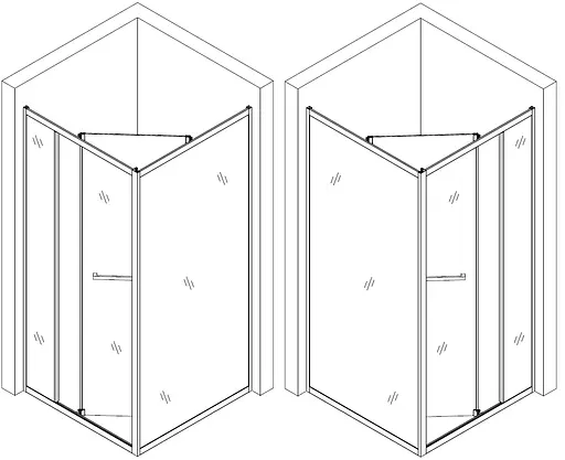 Душевая кабина Bravo DUNAJEC N90MS квадратная, без поддона - фото 3