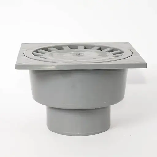 Трап вертикальный Pestan 110 мм с пластиковой решеткой 200х200 мм (240159) - фото 2