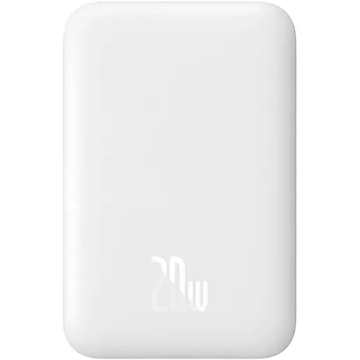 Внешний аккумулятор Baseus Magnetic Mini 20W 10000mAh White (PPCX070002) [106690]