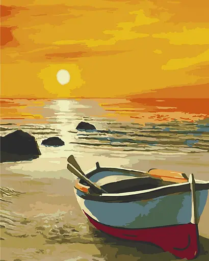 Картина по номерам "Закат солнца" Art Craft 504023-NC 40x50 см - фото 1