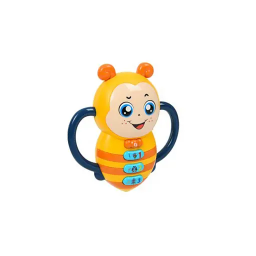 Дитяче піаніно "Бджола" Limo Toy FT0056B 12 см, навчальне, музика, звук - фото 1