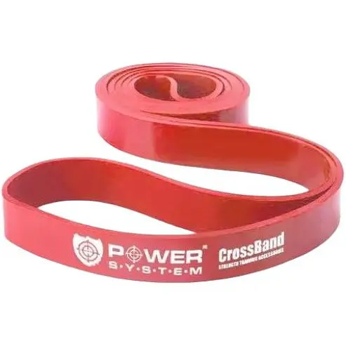 Гумка для фітнесу і кроссфіту Power System PS-4053 CrossFit Level 3 Blue (опір 15-40 кг) (PS-4053_Red) - фото 1