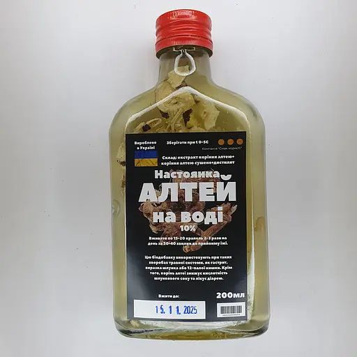 Водная настойка на корне алтея 200 мл - фото 1