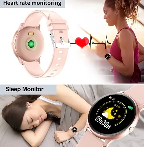 Смарт-годинник Lige 0223B з силіконовим ремінцем White (17790) - фото 7