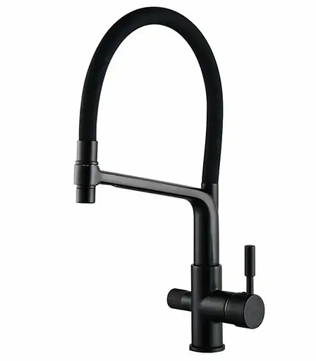 Змішувач для кухні під осмос Platinum LN088 чорний матовий - фото 1